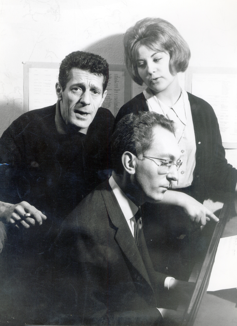 André Popp avec Pierre Cour et Rachel (Le chant de Mallory) 1964